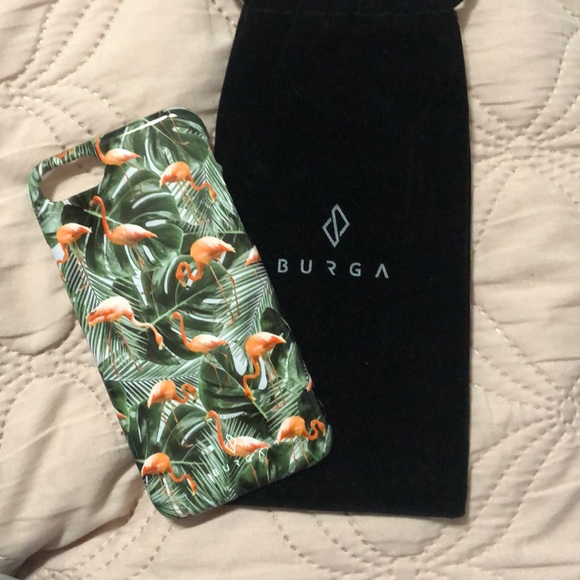 iphone 8 flamingo burga phone case - Picture 2 of 2